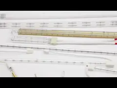 금으로 코팅 된 짧은 파동 적외선 난방 원자 튜브 150-6000W