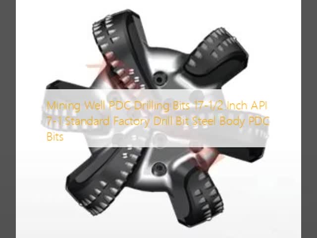 17.5inch 444mm Tricone Rock Drill Bits Steel Body Tricone Roller Bit 103 Cutters API