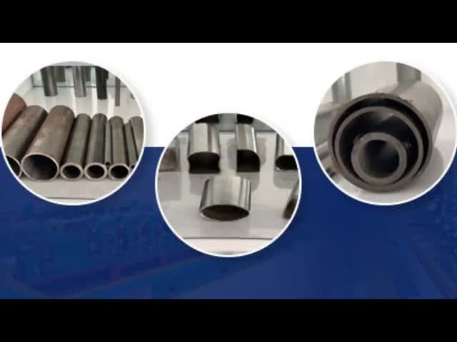 Moulin à tuyaux soudés à haute fréquence de 50 mm pour tubes en acier à faible teneur en carbone vidéo