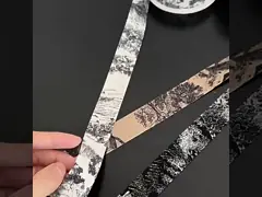 França fita impressa com tinta de 2,5 cm flores buquê gravata presente arco materiais florais DIY