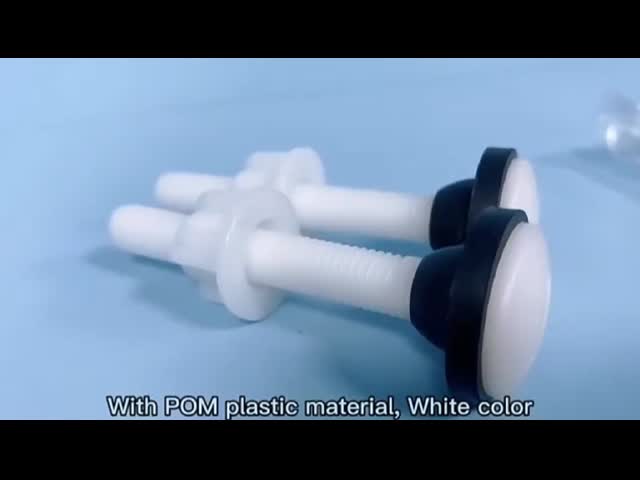 Kit de reparação de instalação de sanita de plástico de alta qualidade, ligação de parafuso sanitário
