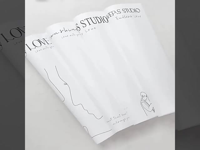 ミニマリスト紙の卸売,バレンタインデー花のアートのためのインス式防水花包装紙材料と花束の包装