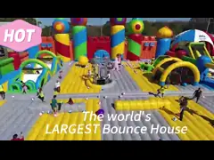 The World'S Largest Inflatable Theme Park Hits Australia Big Bouncer Playground