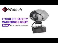 10V - 80V สีฟ้า LED Spot Light IP67 ไฟสปอตรถบรรทุก