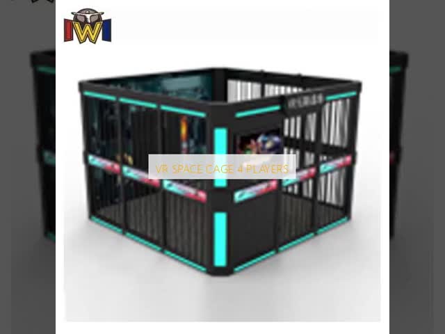 Folding Space VR Cage 4 Players Virtual Reality Cage Rust Proof Coating