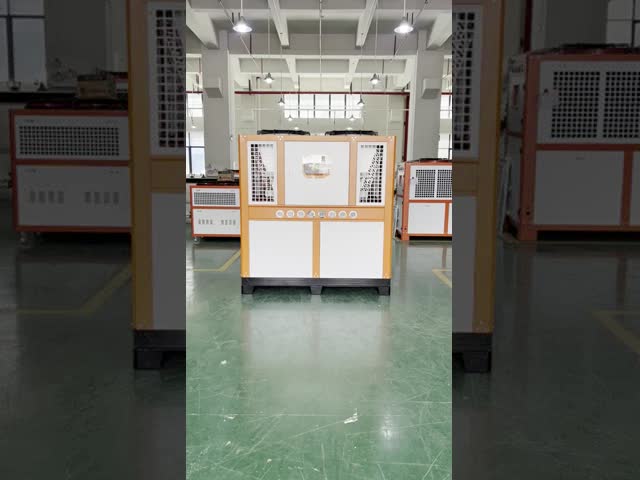 R410A R404A スクロール 空気冷却水冷却機 120KW 産業用水冷却機 40HP