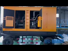 Générateur diesel refroidi à l'eau de 450A 250KW type remorque avec moteur Perkins
