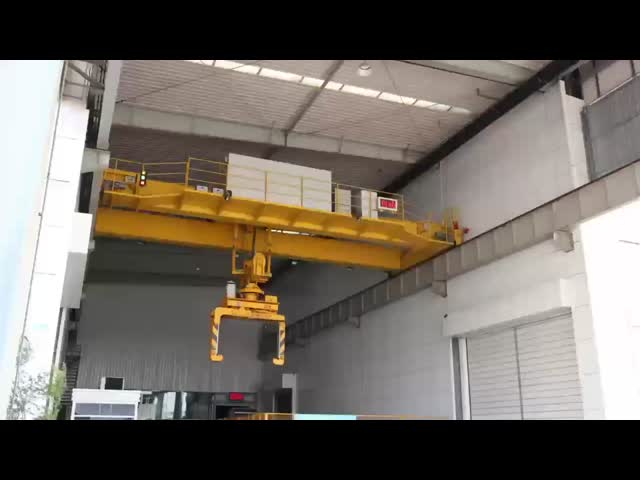 Double Girder Bridge Crane With Easy Operation 16ton Warehouses