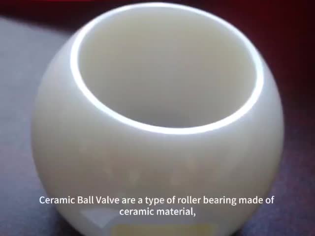 Less Leakage Ceramic Ball Valve Zirconia Zro2 / Ssic Silicon Carbide Csq