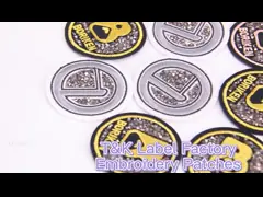 3Dスキー摩耗のための洗濯できる注文の刺繍の熱伝達パッチ