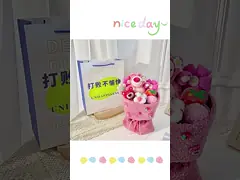 Wholesale plush Sanrio dolls for your girlfriend and best friend's Valentine's Day cartoon doll bouquets