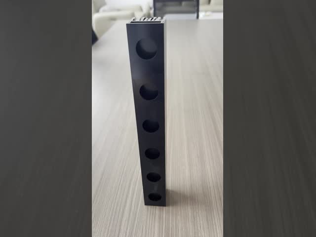 10mm - 250mm lustrou o perfil de alumínio industrial, perfis de alumínio arquitectónicos