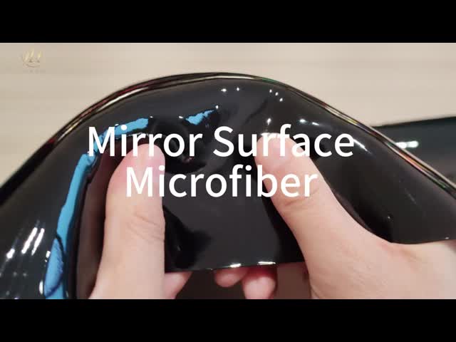 Luxury Faux Leather With Mirror Finish Anti Flexible Custom Colors