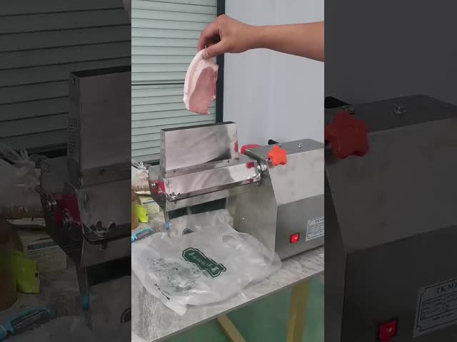 電気ブレストレストラン用バーベキューショップ工業用鶏肉ステーキ豚肉牛肉ミートテンダライザーマシン