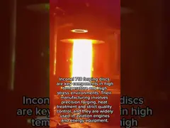 Inconel  718 Round Disc For Aerospace Engines And Energy Equipment