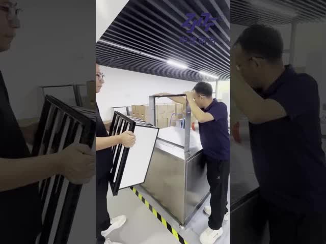 活性化炭素Vバンク 層流空気フィルター H13 H14 HEPA ミニ クリーンルーム用