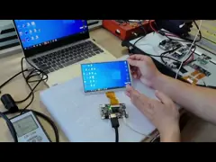 7インチ50ピンLCDパネル 68mm FPC接続ケーブルと1024 x 600の解像度と400ニット輝度