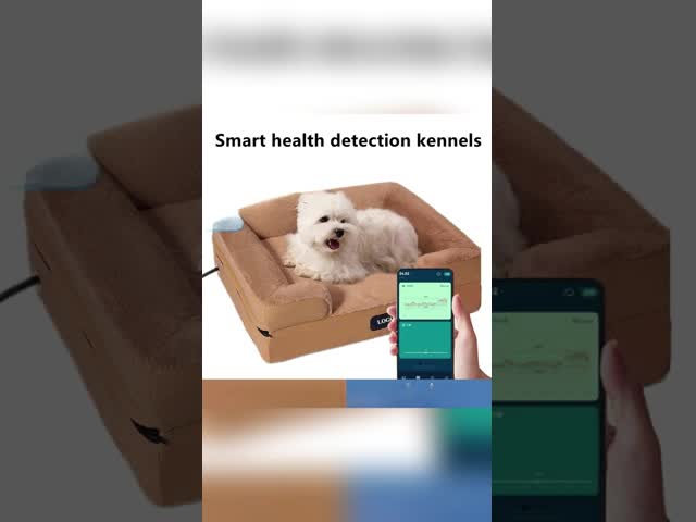 Voice Prompt Non Slip Bottom Smart Cat Bed Heated UV Protection Auto Shut Off