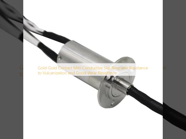 High Conductive Miniature Slip Ring Gold Gold Contact High Precision
