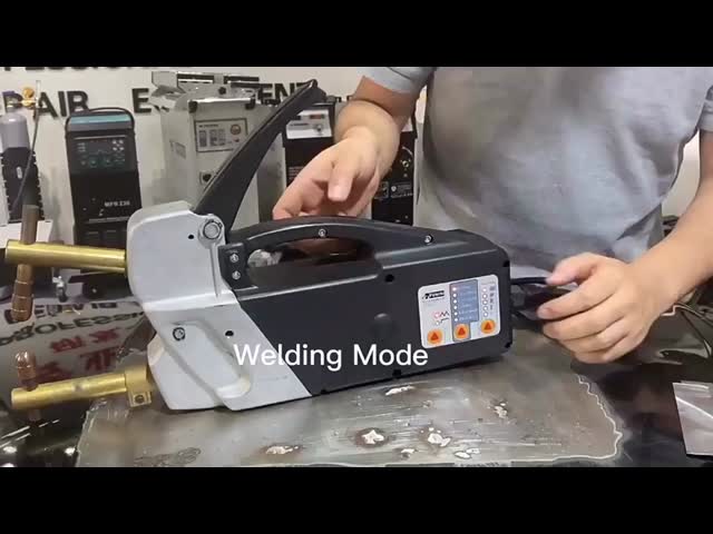 220V Maximum Welding Current 5800A Metal Strong Welding Double-sided Spot Welder F3000 With Sheet Metal Switch Trigger