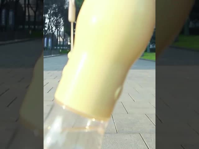 Multi Colored Plastic Outdoor Walking Portable Dog Drinking Cup Pet Kettle