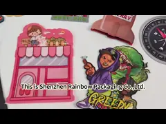 Edible 3.5g Mylar Bags Ziplock Special Shaped Candy Herb Biscuit Gummy Packaging