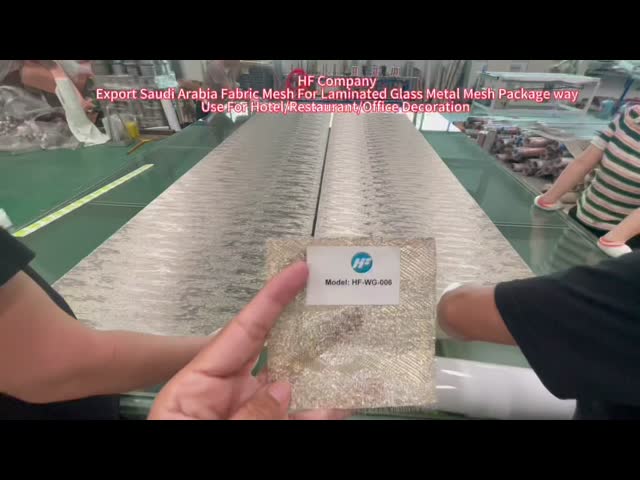 Metal de vidro laminado arquitetónico à prova de som Mesh For Shopping Malls