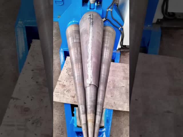 High Precision Metal Cone Rolling Machine 4m/min Electricity 2tons - 2.5tons