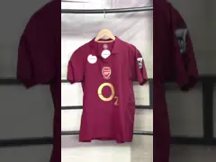 Arsenal 2005-2006 Retro Home Jersey Group Customization Exclusive Classic Reproduction