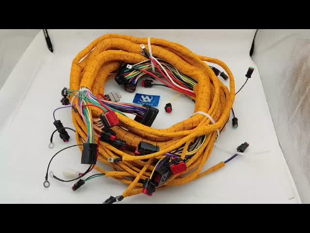 Wiring Harness 306-8777 3068777 FOR E320D E323D Excavator C6.4 Diesel Engine Wiring Harness video
