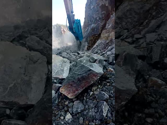 3トンの小型掘削機のための直角の三角形の掘削機の石のハンマー