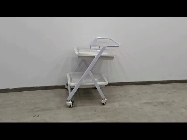 エンドスコピーカート 2 トレイ 移動 エンドスコップ トロッキー 診療所 病院
