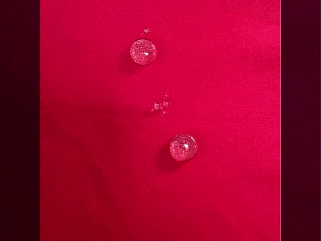 75D * 150D brushed twill peach skin velvet dyeing, 3D embossing, waterproof