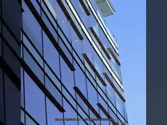 Hotel Clear Glass Curtain Wall Building Material 6mm-19mm Thickness