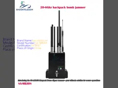 20-6 ГГц Manpack дрон сигнал джаммер рюкзак бомба джаммер блокировщик 100w мощность