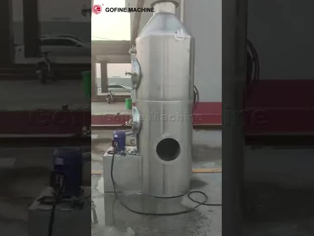 効率的な空気清浄システム ダスト除去タワー