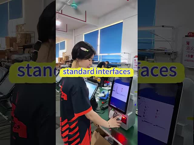 小売レストランの請求機 15.6インチ デュアルスクリーン POS システム Windows オペレーティングシステムと Android POS