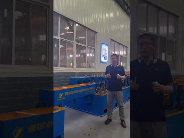 Cold Saw Steel Pipe Machine 20-50mm Round Pipe 120m/min