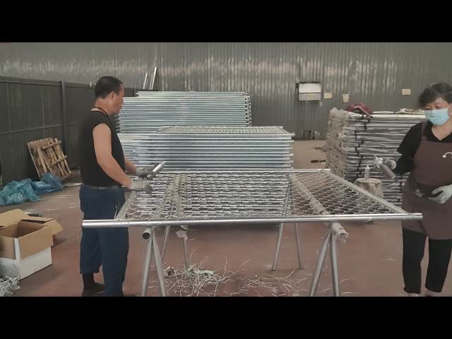 anti corrosion Powder Coated 8 Ft Chain Link Fence Gate