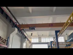 European Style Single Girder Bridge Crane Easy Operation 16ton Lifting Capacity