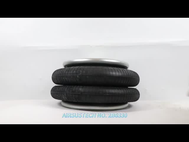 Foles de borracha complicados da mola de ar triplicar-se do airbag 3B14-374 do ajudante de Goodyear 57893237400000
