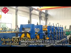 API Round ERW Tube Mill Carbon Steel Pipe Making Machine High Precision