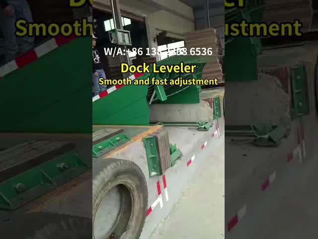 Rampe de quai d'entrepôt télescopique mobile Fastlink, plaque de chargement de bord de 6 tonnes vidéo