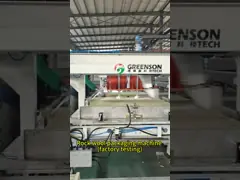 Wysoka precyzyjna wydajna linia produkcyjna wełny skalnej do szybkiego i zautomatyzowanego procesu produkcji