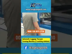 Automatic Luggage Vacuum Forming Machine (2 Working Stations)For Luggage Vacuum Forming