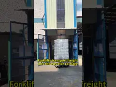 Outdoor Hydraulic Warehouse Cargo Elevator Lift System 4 Floors 10M For Logistics