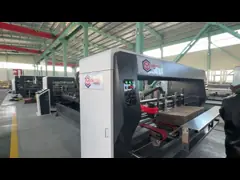 सिलाई तह और Gluing नालीदार गत्ते का डिब्बा बॉक्स मशीन समायोज्य गति