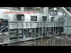 Machine de remplissage d'eau potable de l'acier inoxydable 304 300bph pour le baril de 5 gallons video