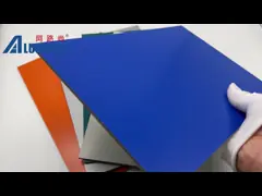 Graue PE-Aluminium-Verbundplatten 4MM 1,22 X 2,44m Gebäude-Außenverbundplatten