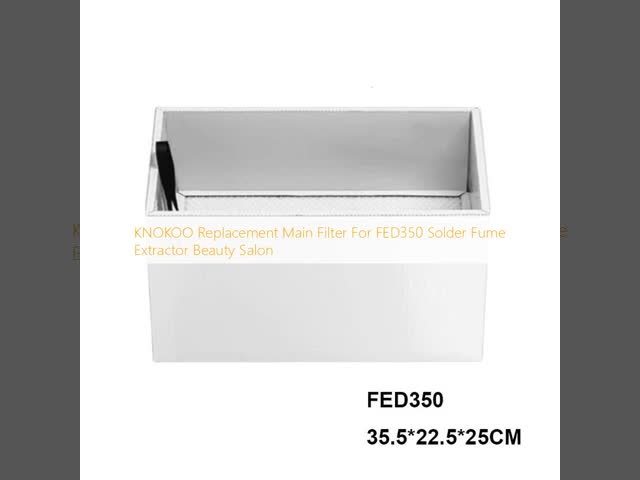 KNOKOO 交換 メインフィルター FED350 溶接煙抽出器 美容室